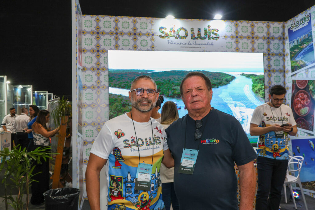 Saulo Santos, secretário de Turismo de São Luís-MA e Airton Abreu, do Governo do Maranhão Saulo Santos, secretário de Turismo de São Luís-MA e Airton Abreu, do Governo do Maranhão