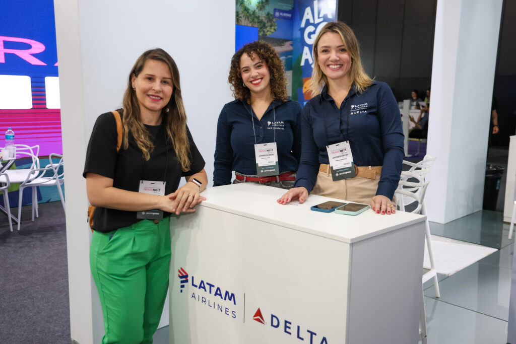 Thalita Brito, da Prefeitura de Contagem, Jessica Paes e Cibele Bastos, da Latam Thalita Brito, da Prefeitura de Contagem, Jessica Paes e Cibele Bastos, da Latam