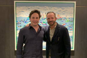 Thiago Vasconcelos, diretor executivo da Pier 1 e Kristian C. Anderson, Senior Vice President, Global Sales The Ritz-Carlton Yacht Collection (ReproduçãoPier1)