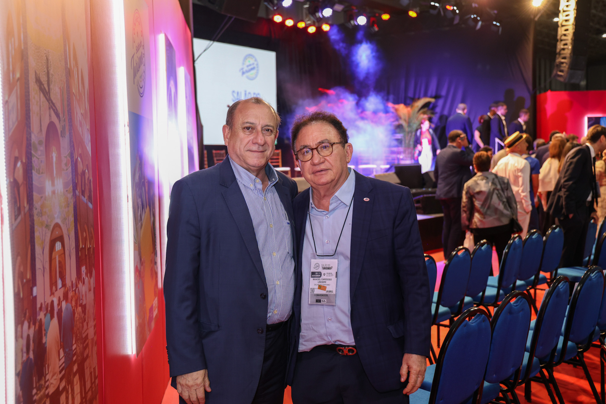 Toni Sando, do Visite São Paulo e Manoel Linhares, da ABIH Nacional Toni Sando, do Visite São Paulo e Manoel Linhares, da ABIH Nacional