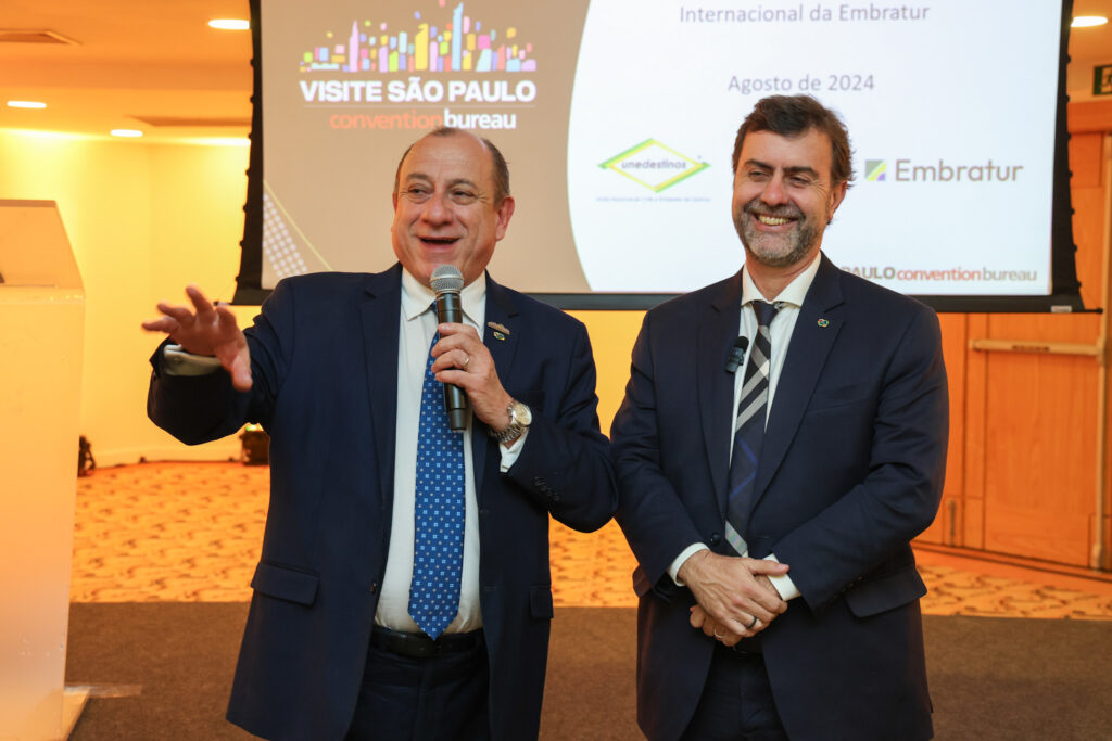 Toni Sando e Marcelo Freixo