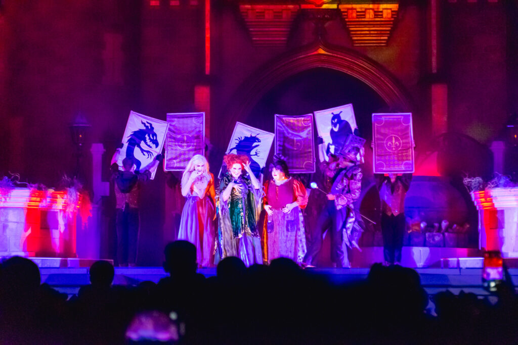 Vários vilões da Disney se uniram no show de Halloween