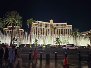 Fontes de Bellagio, que sincronizam a água com várias músicas em Las Vegas, passarão pela 40ª mudança