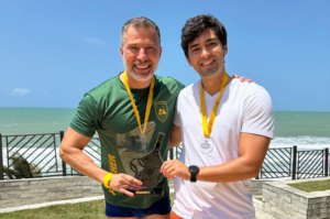 Alexandre Melita, da Azul Viagens, e Guilherme Gomes, da Aerotur, foram os campeões do dia