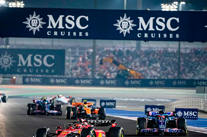 MSC estampará os carros de corrida no filme "F1", estrelado por Brad Pitt 1 msc f1 MSC estampará os carros de corrida no filme "F1", estrelado por Brad Pitt