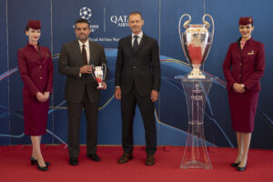 Qatar Airways se torna parceira aérea oficial da UEFA Champions League