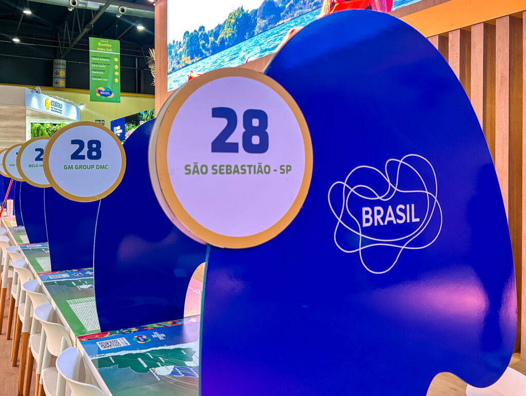 A GM Group DMC também está com São Sebastião (SP) como coexpositor no estande da Embratur
