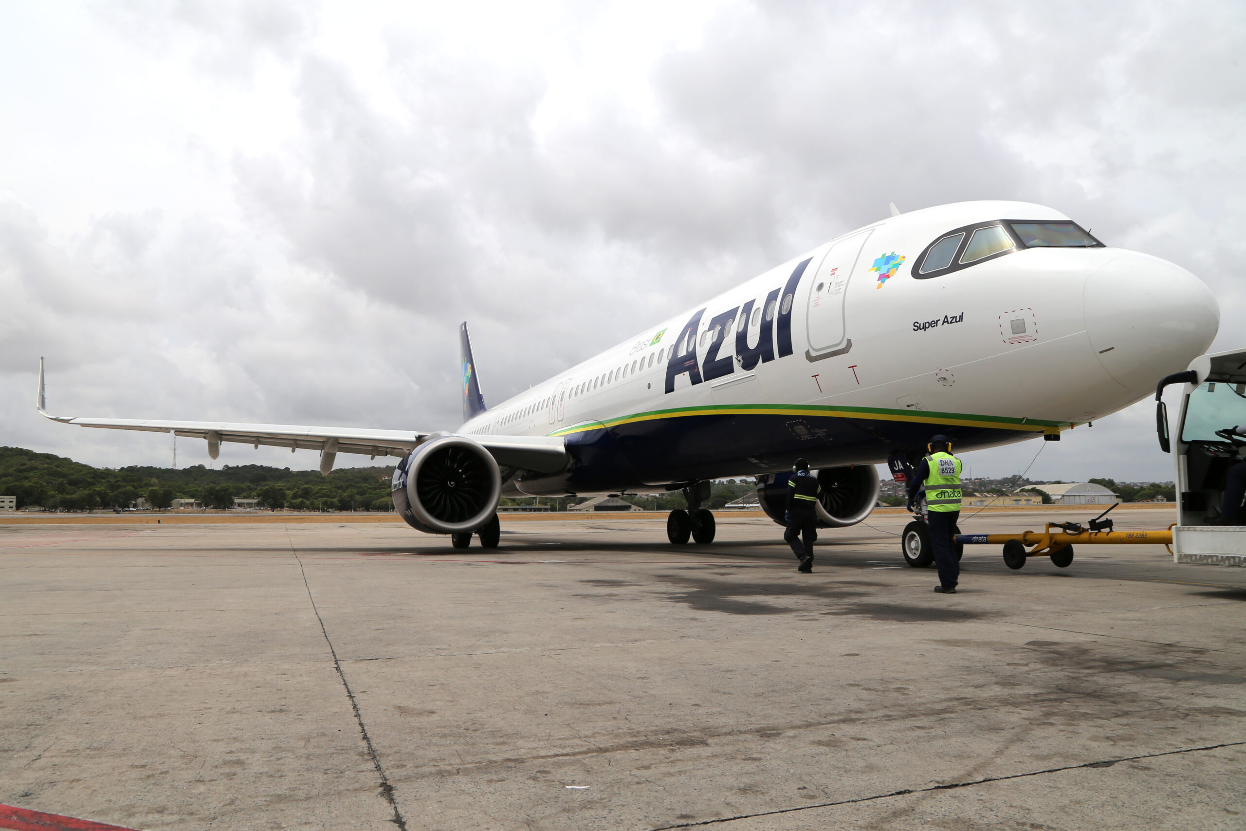 Azul inicia operações extras entre Belo Horizonte e Santarém para o Festival Çairé, no Pará 1 A321 aeronave que realizara os voos regulares entre Belem e Santarem durante a festividade do Caire scaled Azul inicia operações extras entre Belo Horizonte e Santarém para o Festival Çairé, no Pará