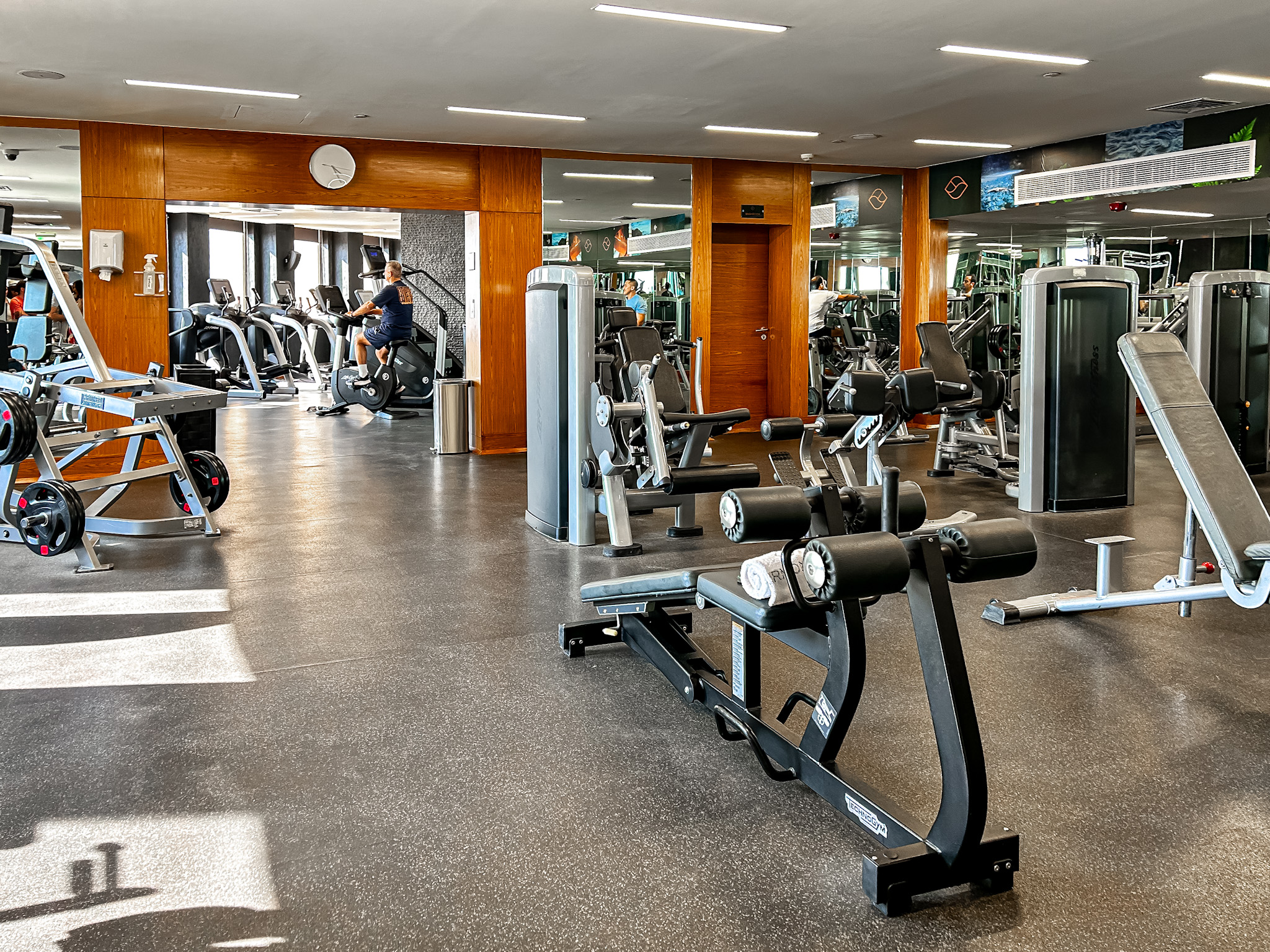 Academia no Fairmont Nile City Hotel Academia no Fairmont Nile City Hotel