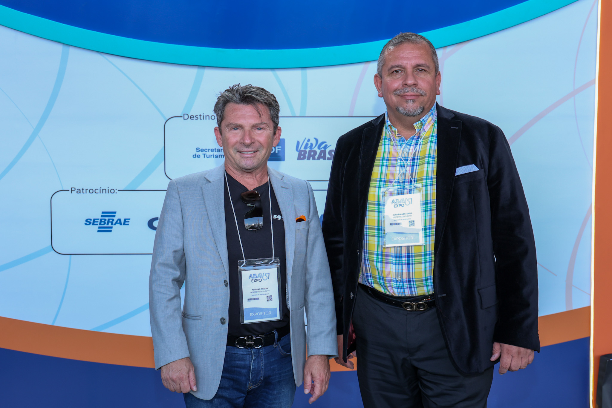 Adriano Aguiar e Juan Ballesteros, da Hertz