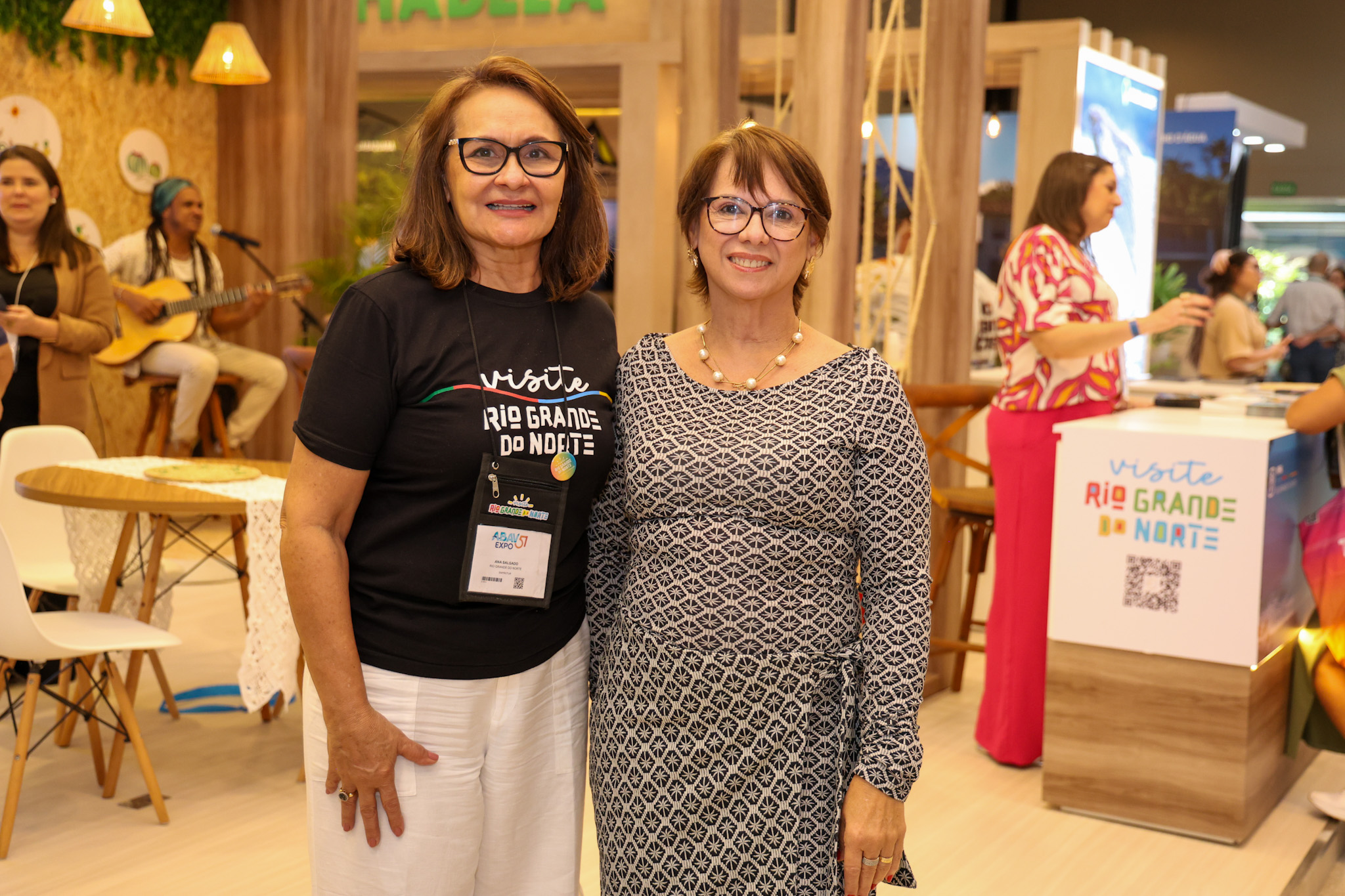 Ana Salgado e Solange Portela, da Setur-RN