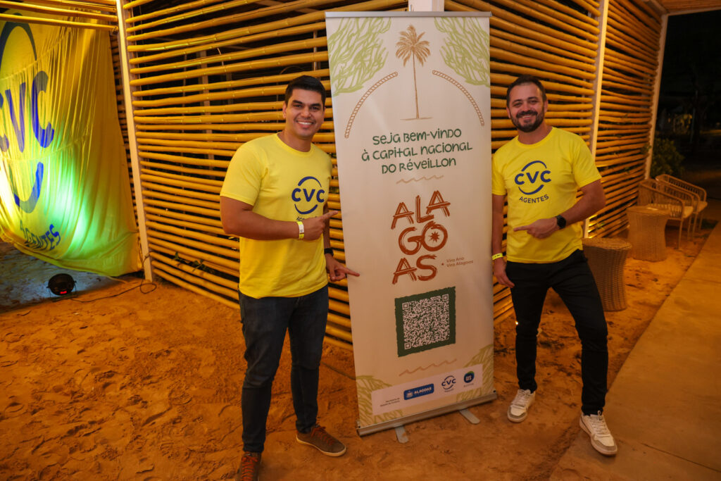 Aroldo Simões e Paulo Oliveira, da CVC Agentes Aroldo Simões e Paulo Oliveira, da CVC Agentes