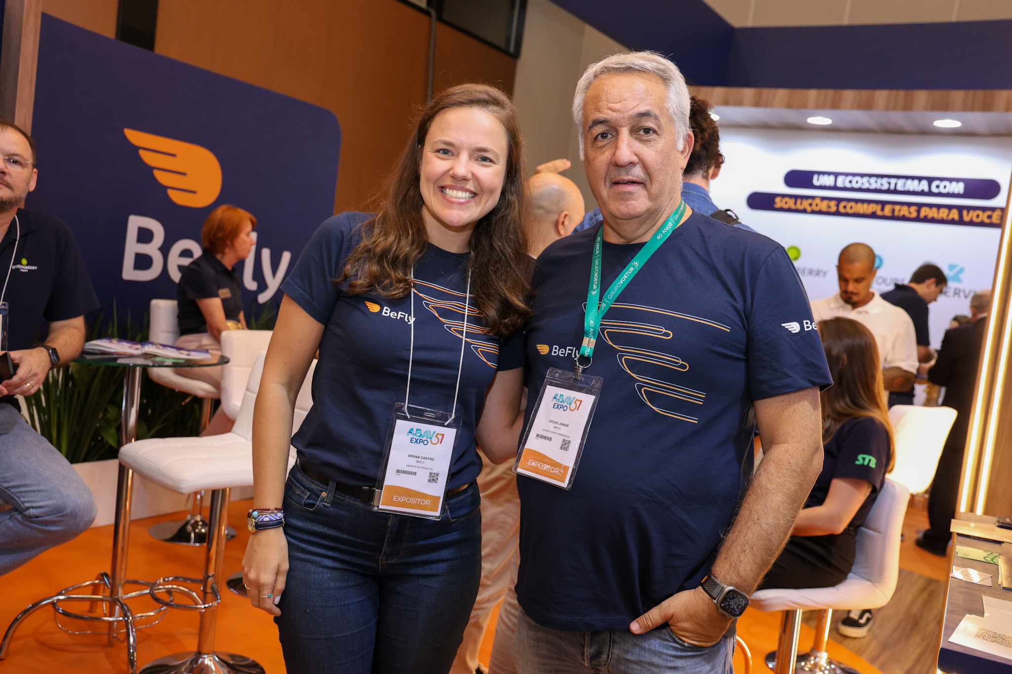 Bruna Castro e Sylvio Ferraz, da BeFly
