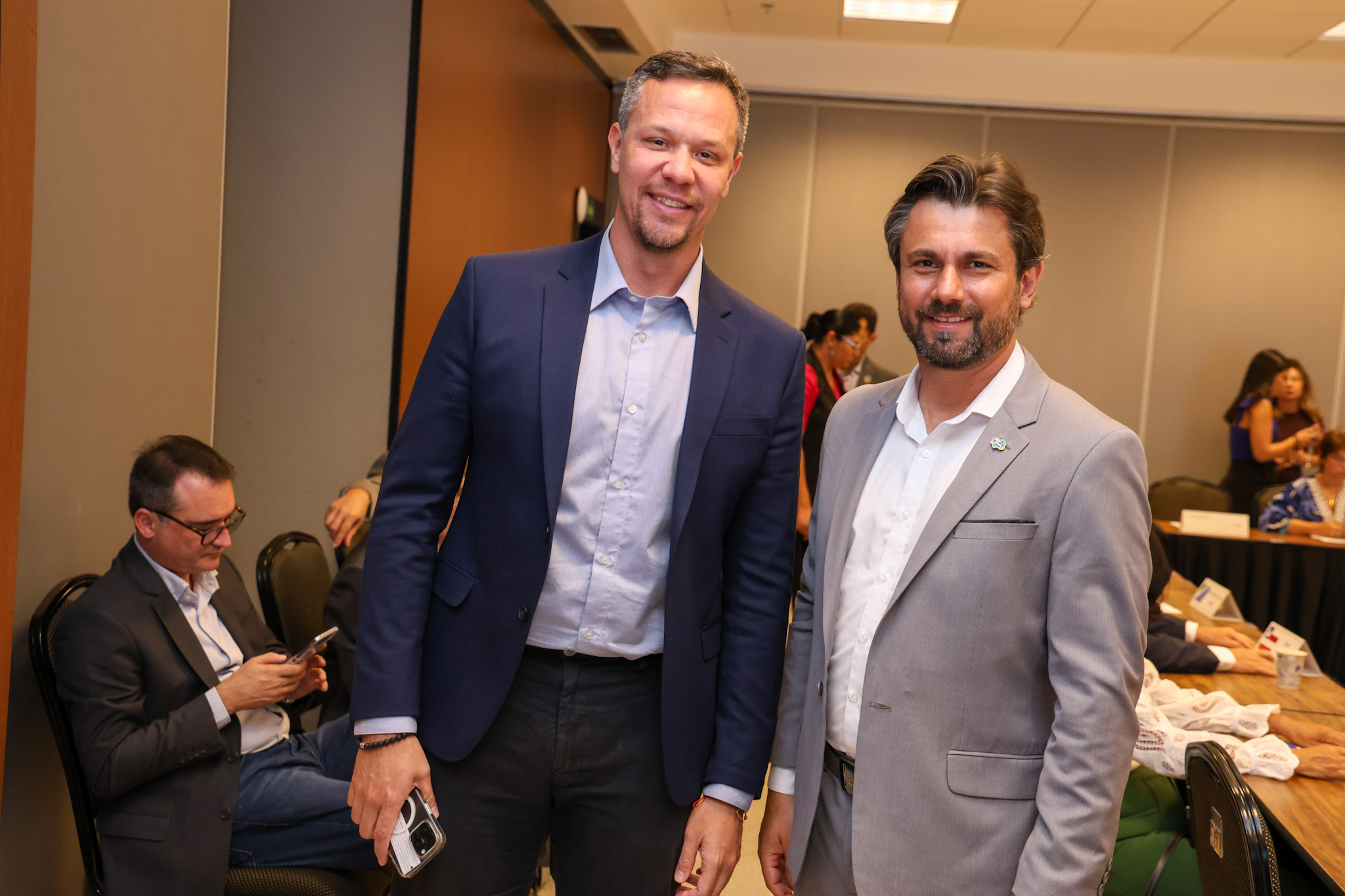 Bruno Reis e Fábio Montanheiro, da Embratur Bruno Reis e Fábio Montanheiro, da Embratur
