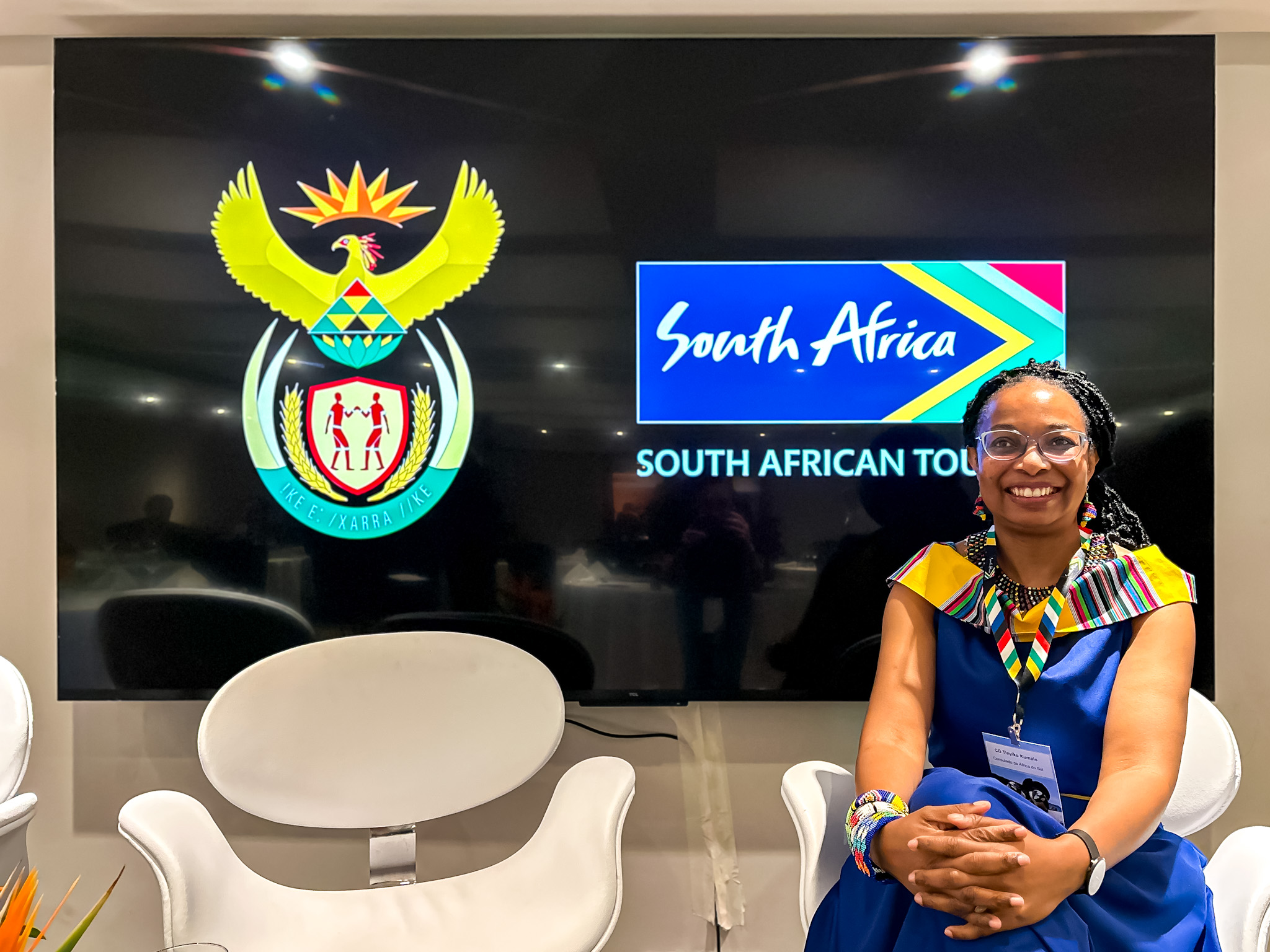 CG Tinyiko Kumalo, do consulado da África do Sul no Brasil CG Tinyiko Kumalo, do consulado da África do Sul no Brasil