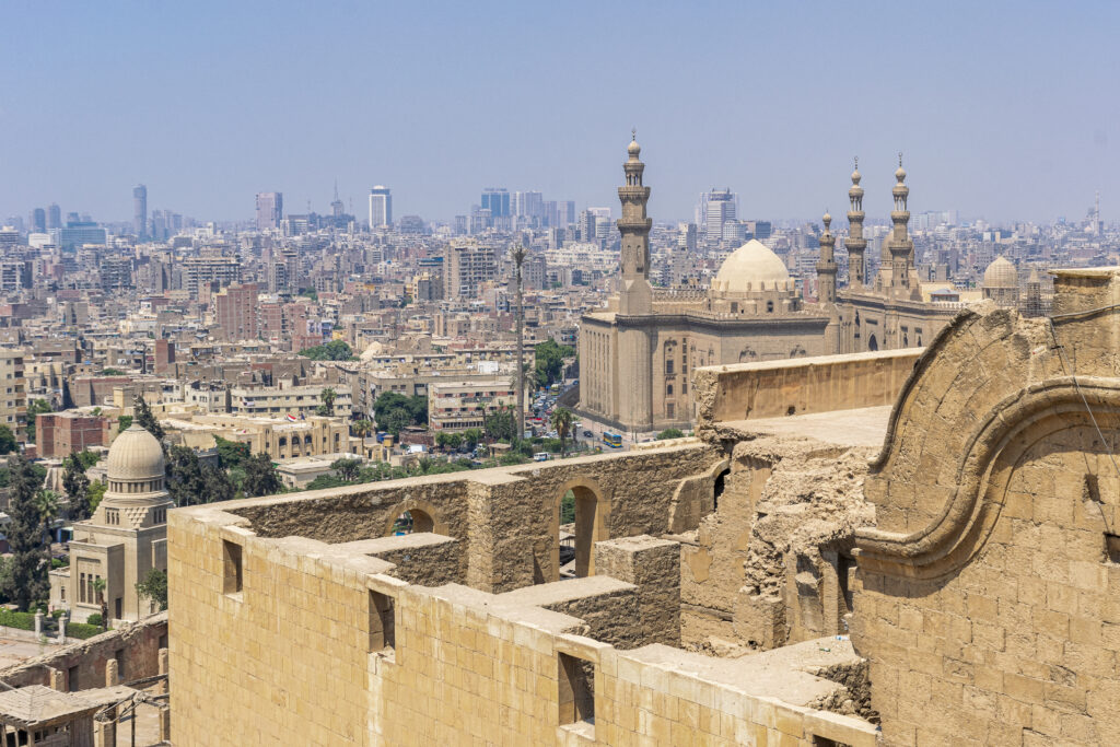 Vista para a cidade do Cario a partir da Mesquita Muhammad Ali