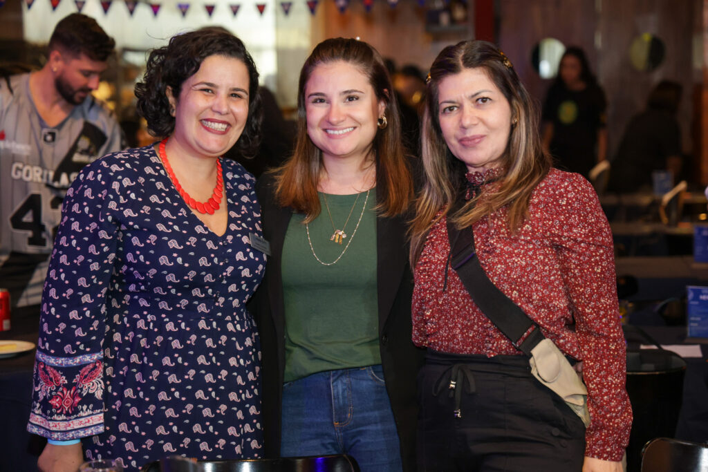 Camila Lucchesi, Juliana Bordin e Fátima Gatoeiro, da Imaginadora