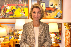 Caroline Putnoki, diretora da Atout France, deu informações ao M&E sobre situação do turismo na França durante evento de lançamento do France Excellence 2024 (Manuela MiniguiniM&E)