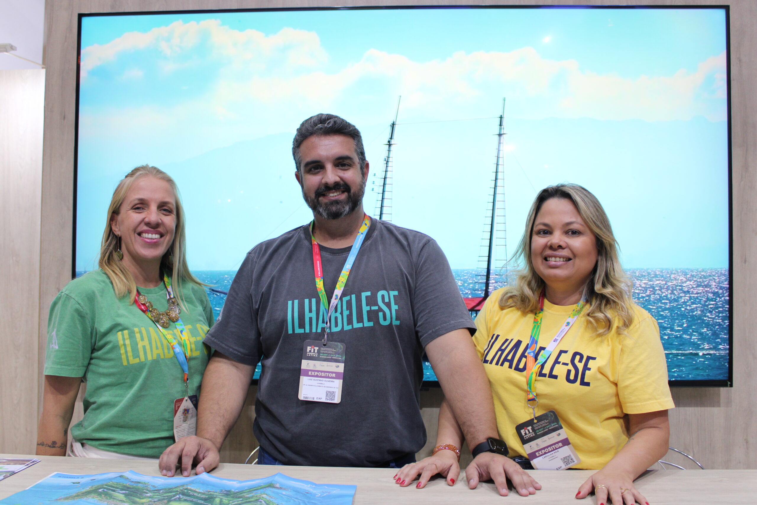 Clara Viebig, Luiz Gustavo Oliveira e Carolina Reis, do destino Ilhabela Clara Viebig, Luiz Gustavo Oliveira e Carolina Reis, do destino Ilhabela