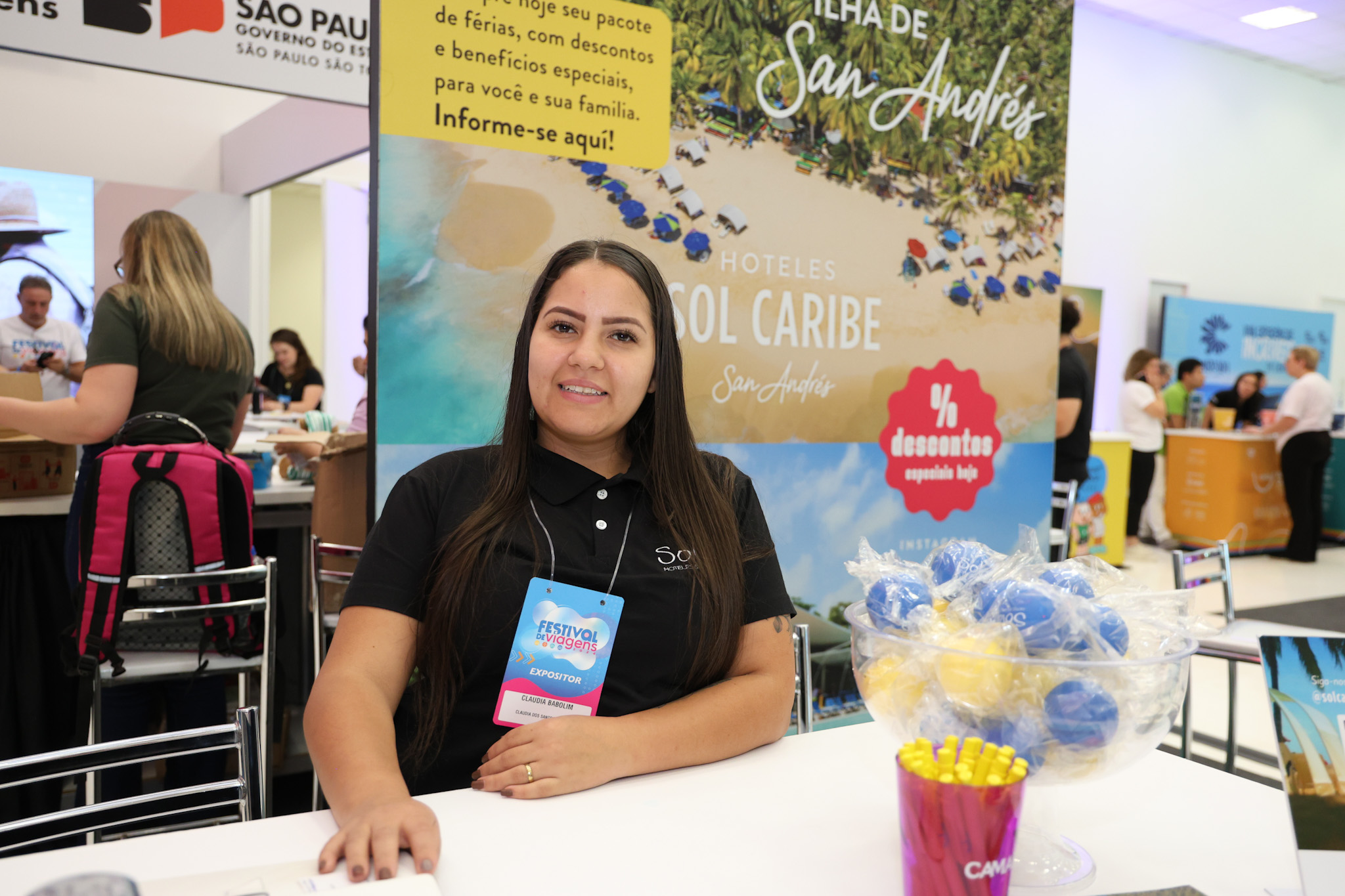 Claudia Babolim, da Sol Caribe Hotéis Claudia Babolim, da Sol Caribe Hotéis