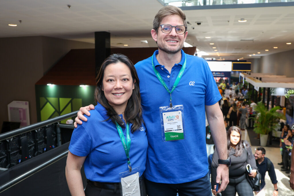 Claudia Shishido e Gonzalo Romero, da Air Europa
