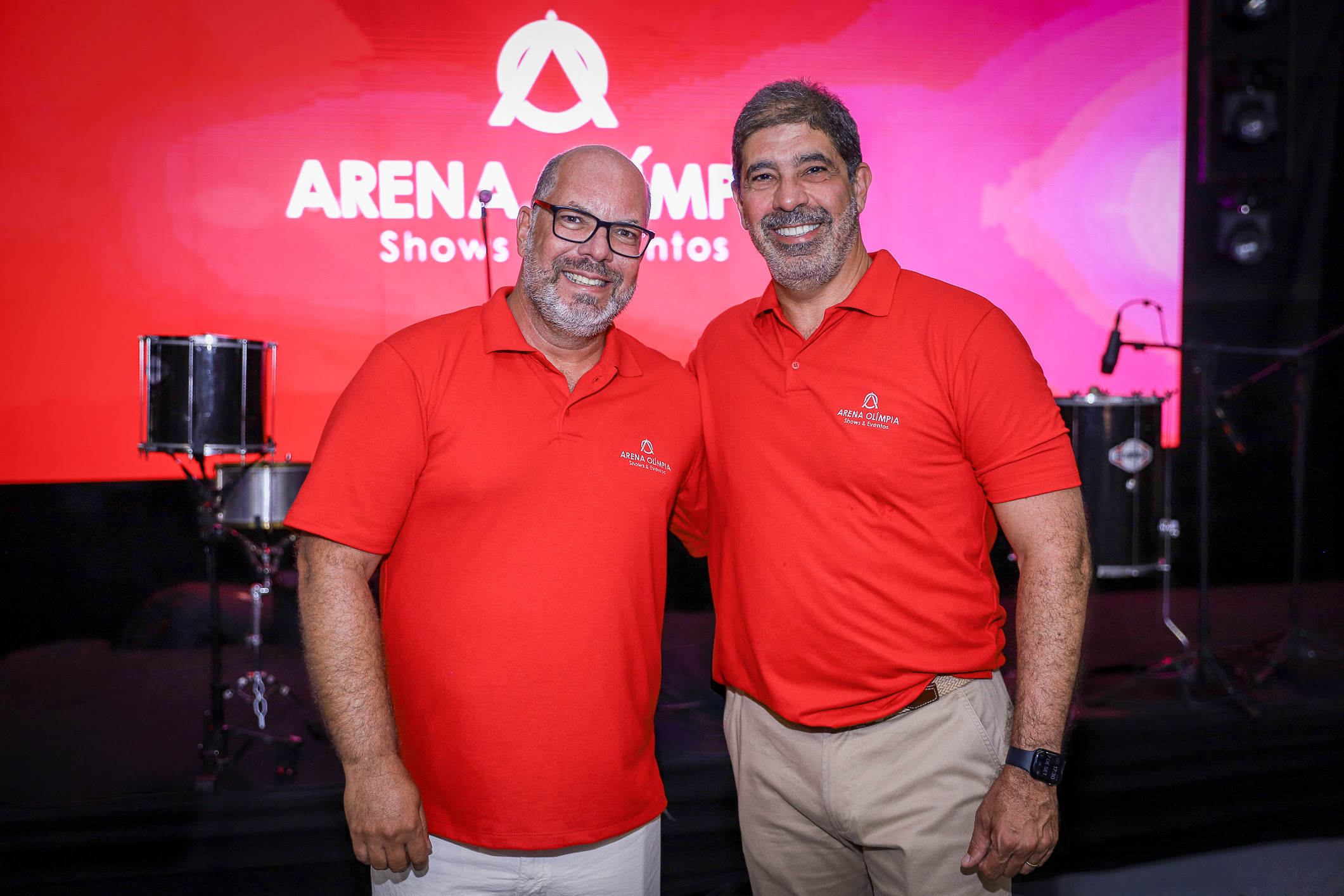 Arena Olímpia fortalece o mercado de eventos no interior paulista 1 Dafnis Macedon e Alexandre Zubaran na Arena Olimpia Shows Eventos Arena Olímpia fortalece o mercado de eventos no interior paulista