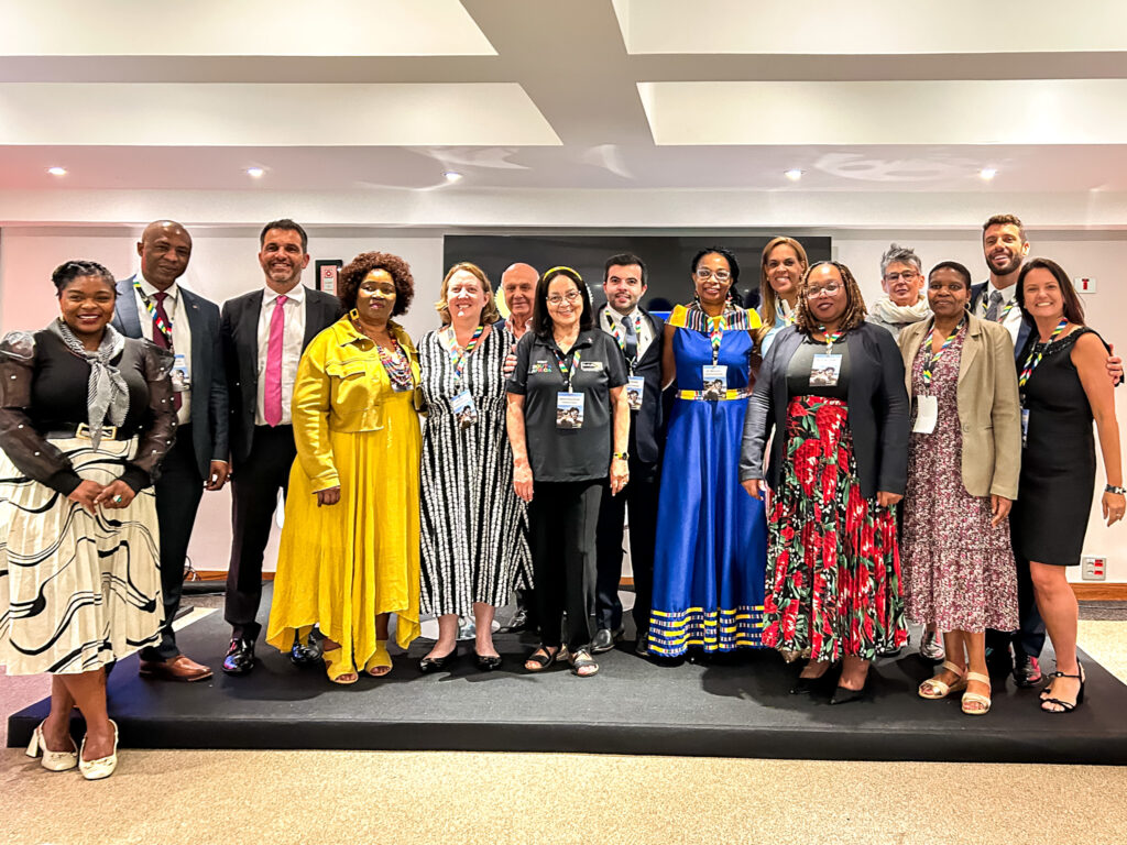 Delegação da África do Sul com parceiros do Brasil Delegação da África do Sul com parceiros do Brasil