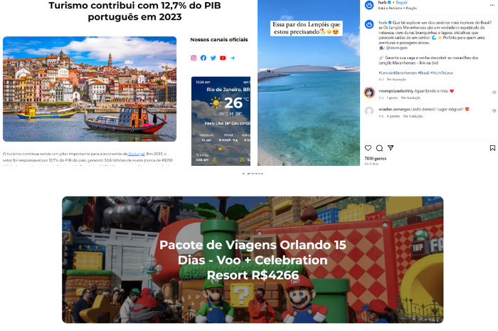 EXCLUSIVO: Cinco dias após determinação de suspensão, redes sociais do Hurb seguem ativas EXCLUSIVO: Cinco dias após determinação de suspensão, redes sociais do Hurb seguem ativas
