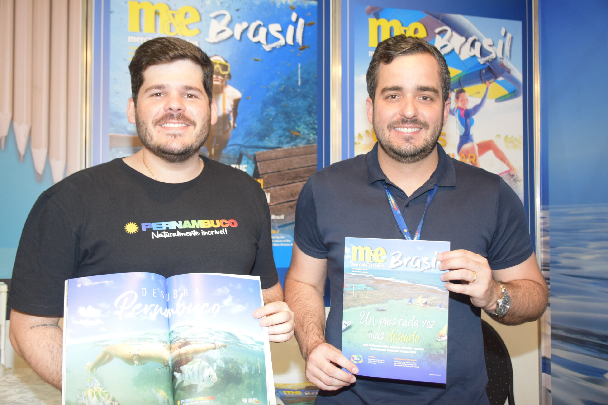 Primeira ação de planos cooperados de Pernambuco já trouxe bons resultados, diz presidente da Empetur 1 Diogo Beltrão e Eduardo Loyo, da Empetur (Ana Azevedo/M&E)