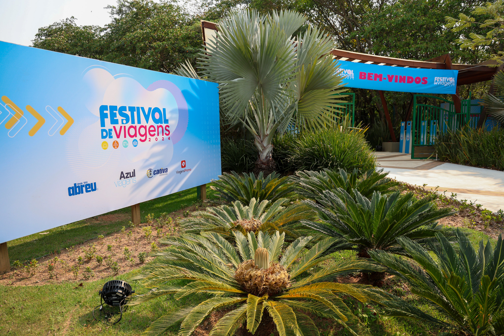 Entrada do Festival de Viagens