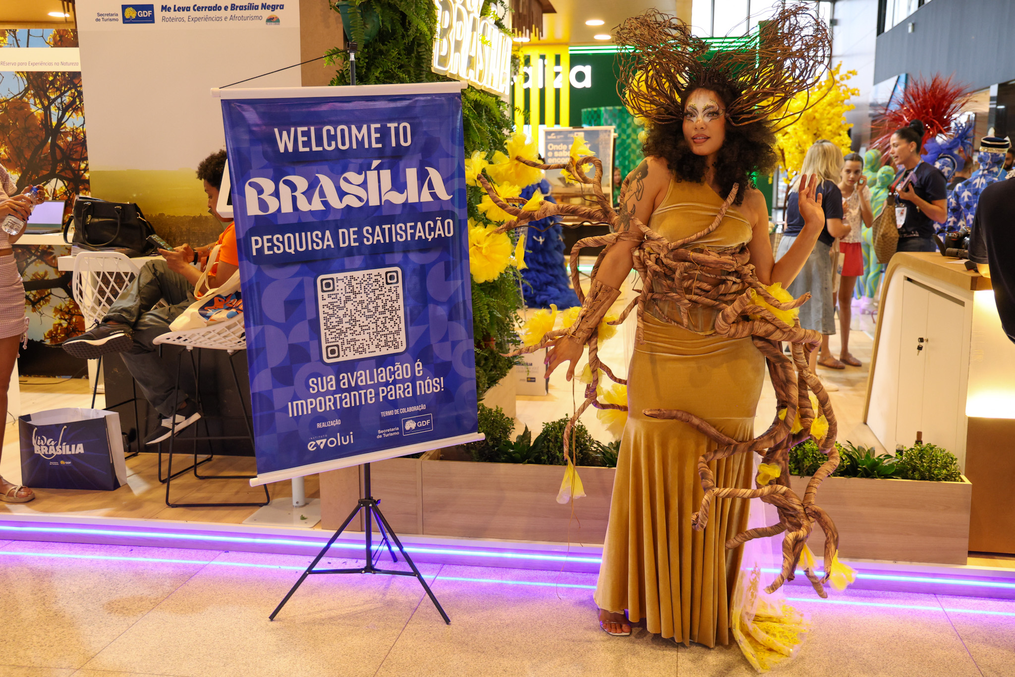 Estande de Brasília