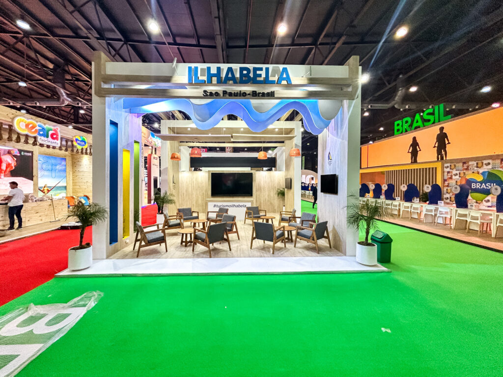 Estande de Ilhabela na FIT 2024