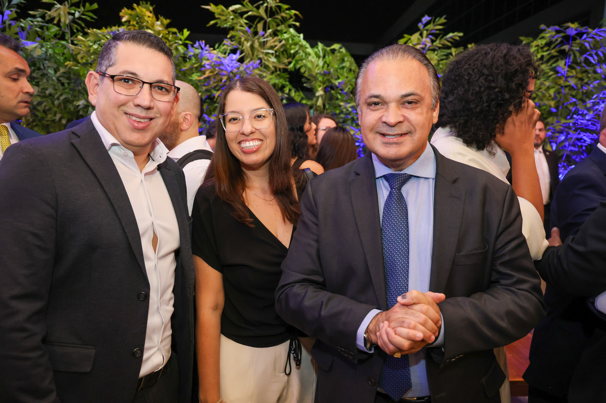 Fabiano Camargo, da Braztoa, Ana Clemente e Roberto de Lucena, da Setur-SP Fabiano Camargo, da Braztoa, Ana Clemente e Roberto de Lucena, da Setur-SP