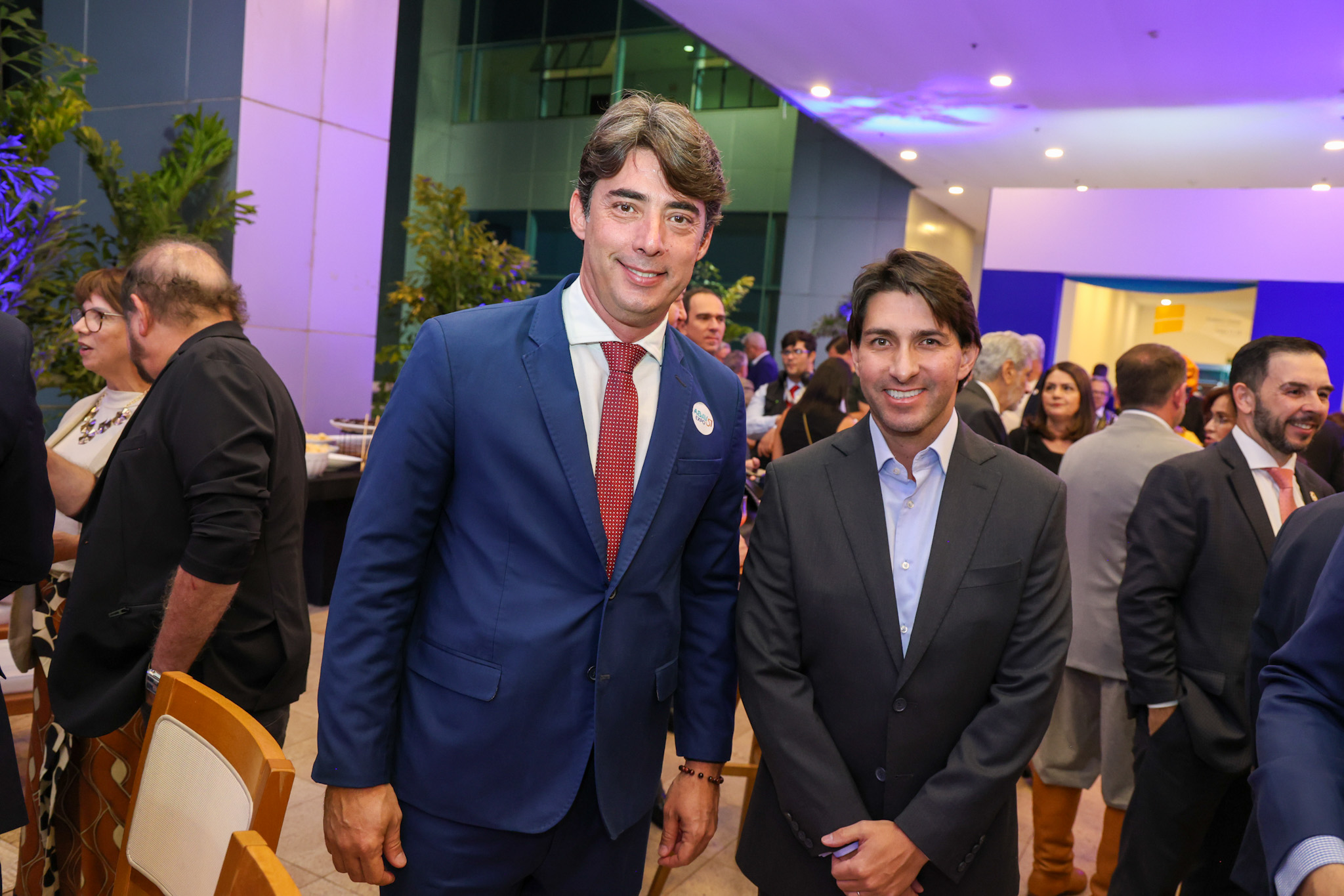 Fabrício Amaral, presidente do Fornatur, e Cristiano Araújo, secretário de Turismo do DF Fabrício Amaral, presidente do Fornatur, e Cristiano Araújo, secretário de Turismo do DF