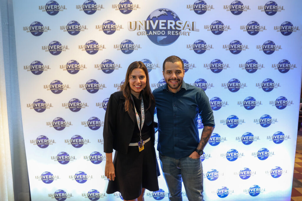 Fernanda Paranhos e Marcelo Machado, da CVC Corp