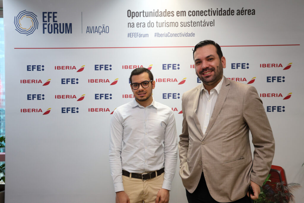 Gabriel Valentino e Fabio Zelenski , do Visite São Paulo Convention Bureau