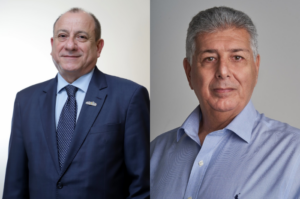 Toni Sando, presidente Executivo do VSPCB, e Caio Calfat, criador do evento, firmaram parceria e trabalharão a temática de longevidade (Divulgação/Comunica HUB)