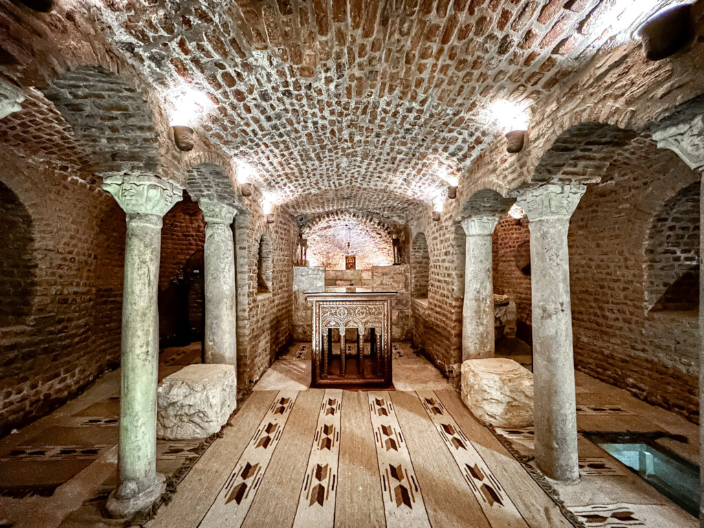Interior da caverna