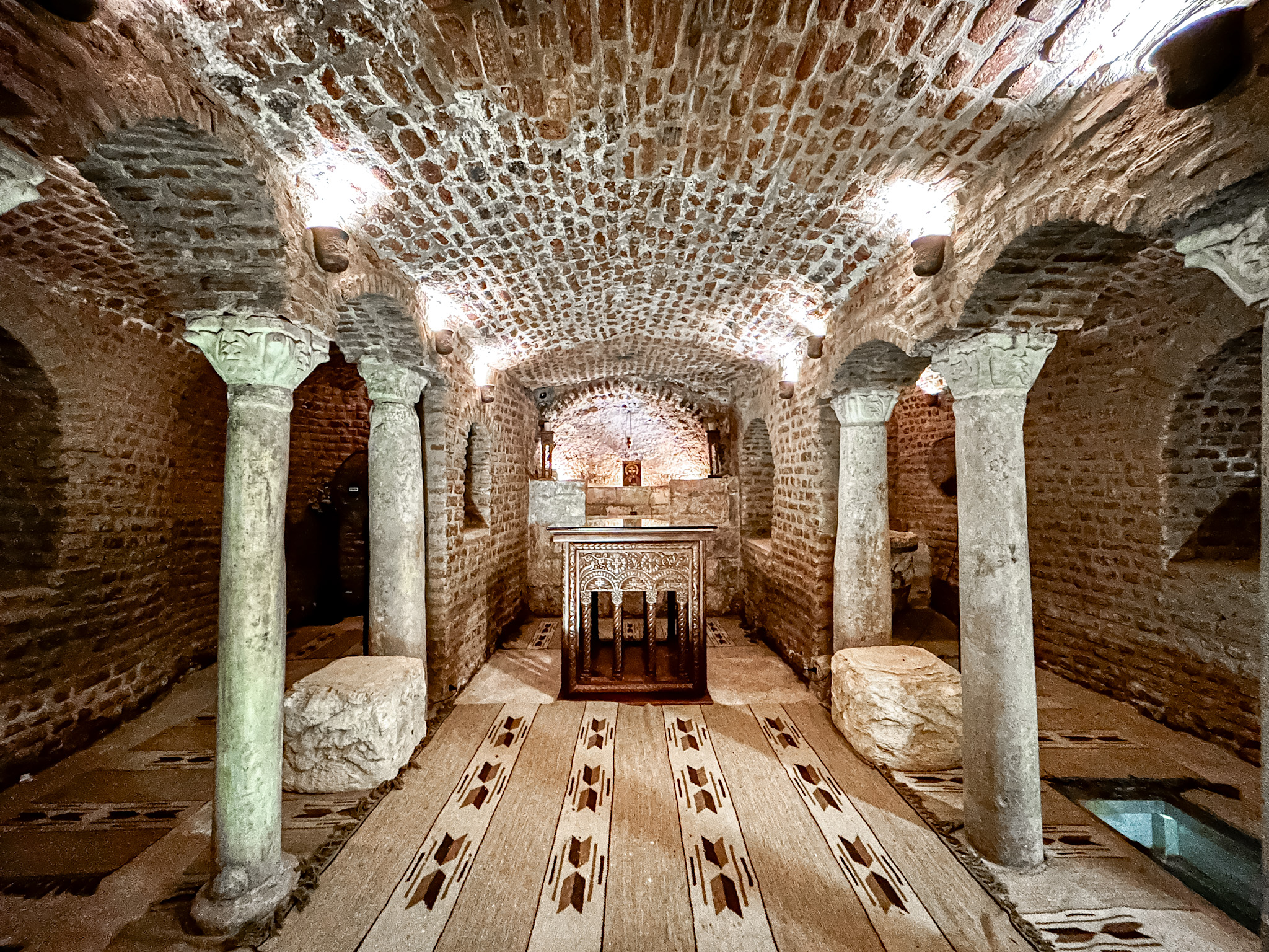 Interior da caverna