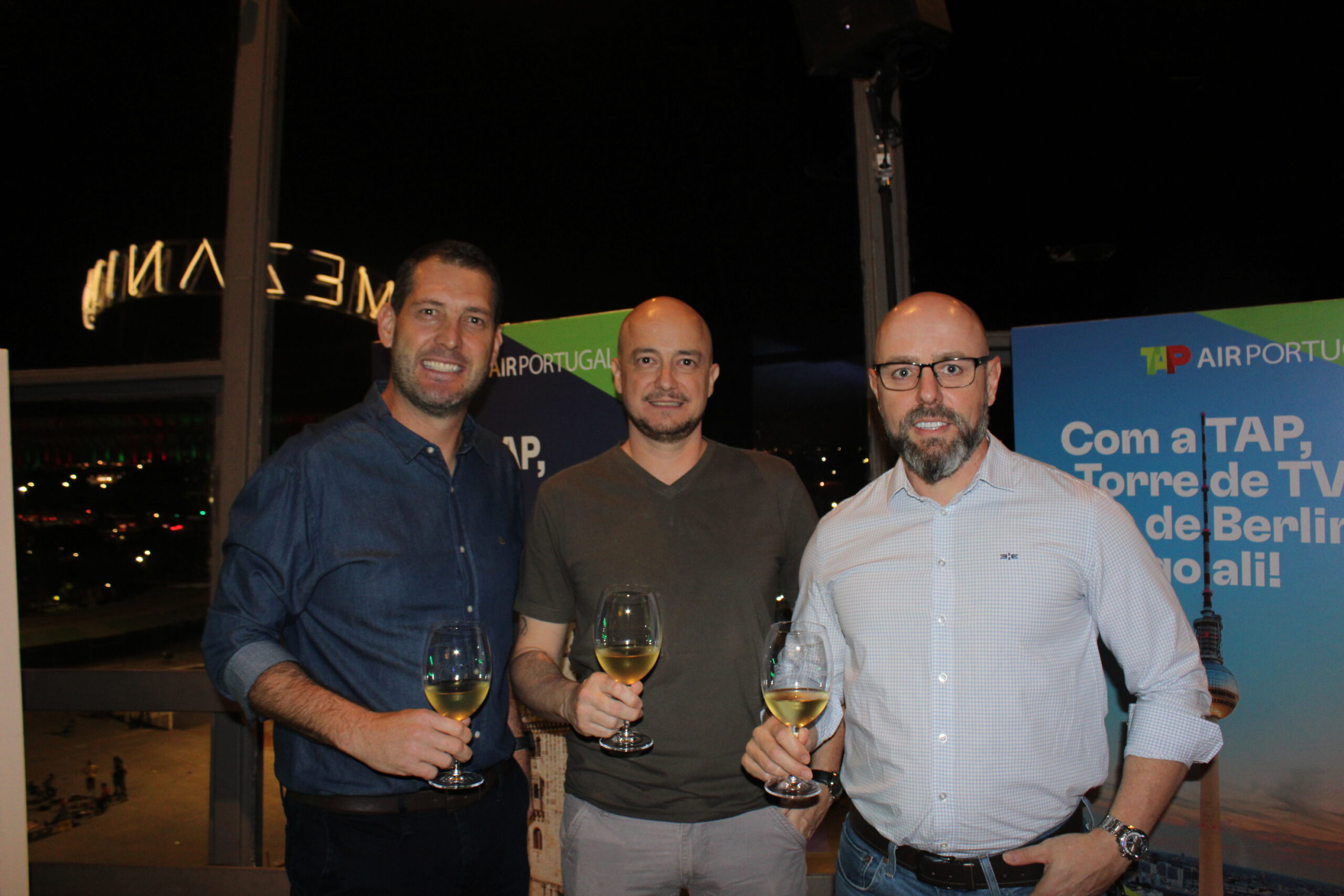 Jorge Marins, da FlyTour, Fernando Scheffer e Stephan de Almeida, da RexTur Advance Jorge Marins, da FlyTour, Fernando Scheffer e Stephan de Almeida, da RexTur Advance