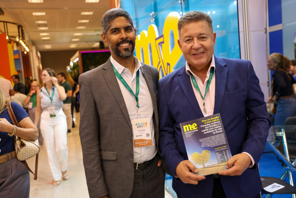 Jorge Mizael, da Metapolitica, e Alexandre Sampaio, da FBHA