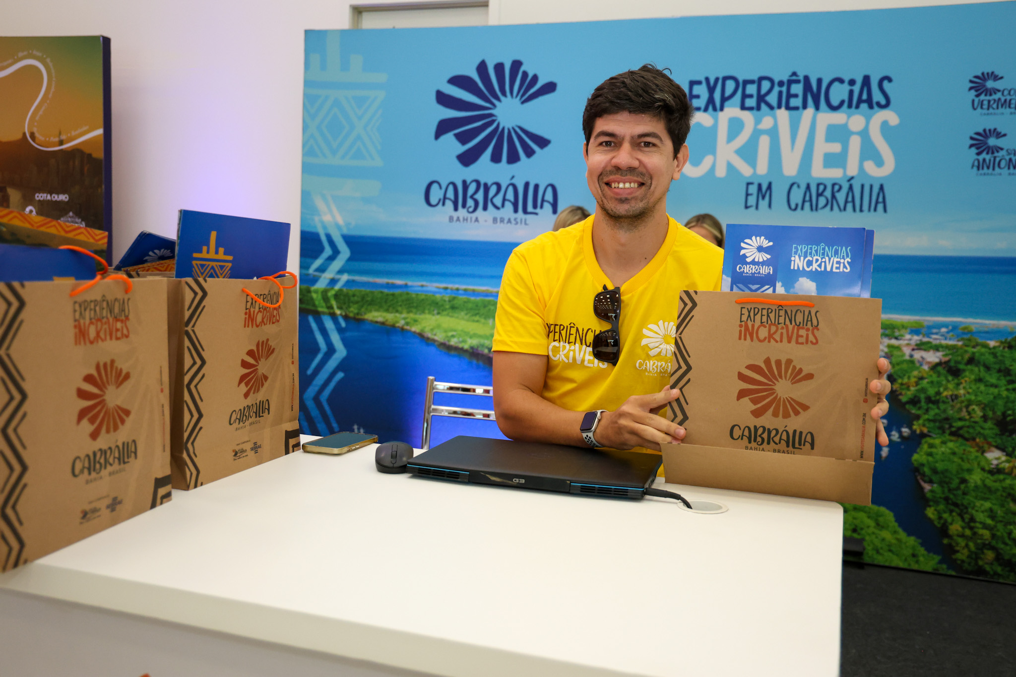 Leonardo Antunes, da Setur-Santa Cruz Cabrália Leonardo Antunes, da Setur-Santa Cruz Cabrália