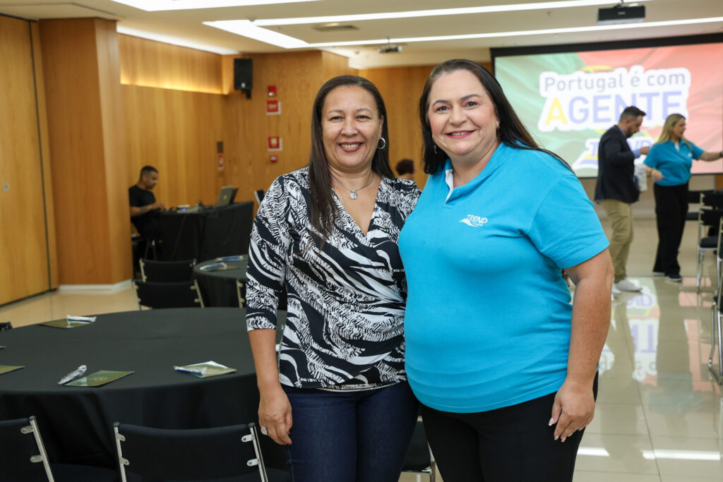 Lúcia Pinheiro, da Buriti Turismo, e Priscila Pedrosa, da Trend Operadora