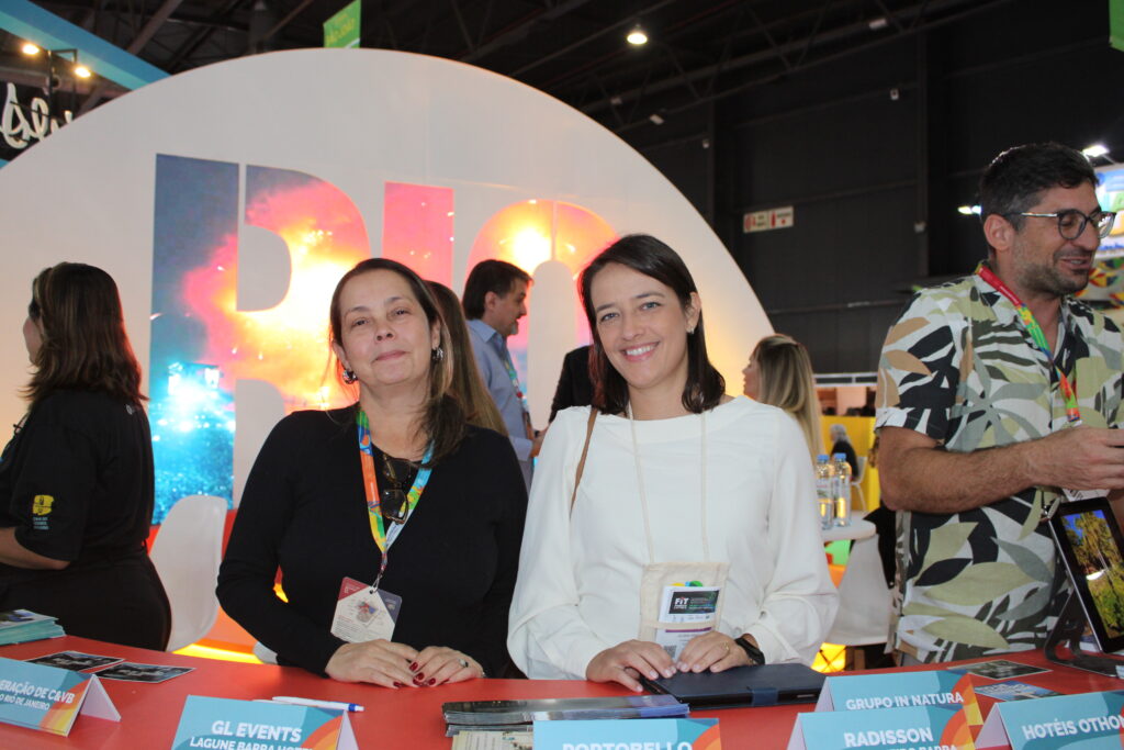 Luciane Nascimento, do Portobello Resort & Safari, e Juliana Girao, do Sol Ipanema Hotel
