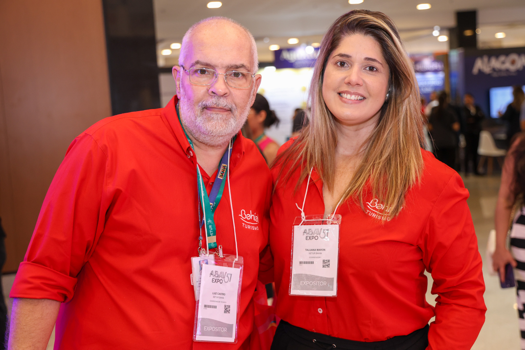 Luís Castro e Tuluana Maron, da Setur-Bahia Luís Castro e Tuluana Maron, da Setur-Bahia