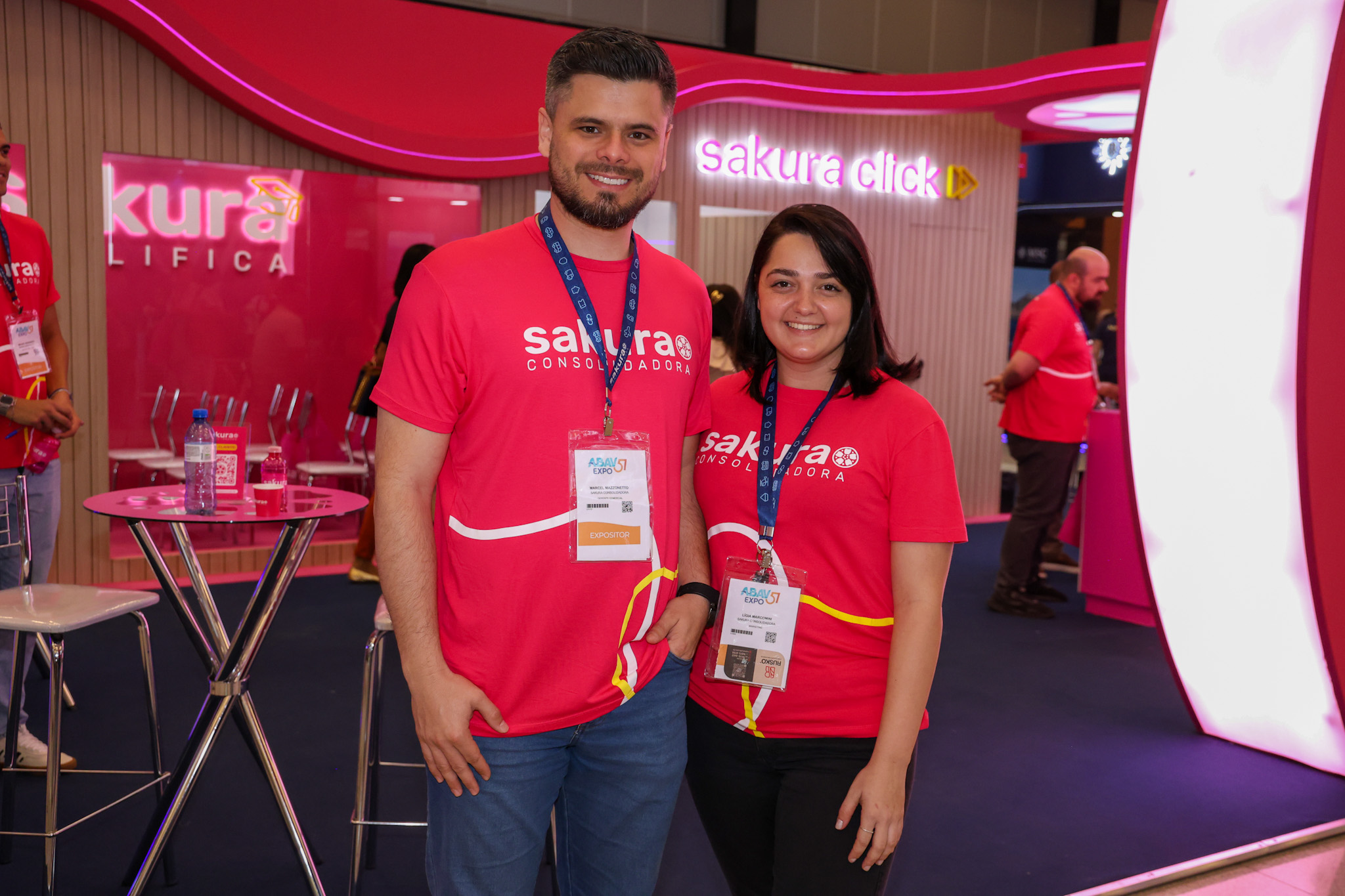 Marcel Mazzonetto e Lígia Marcomini, da Sakura