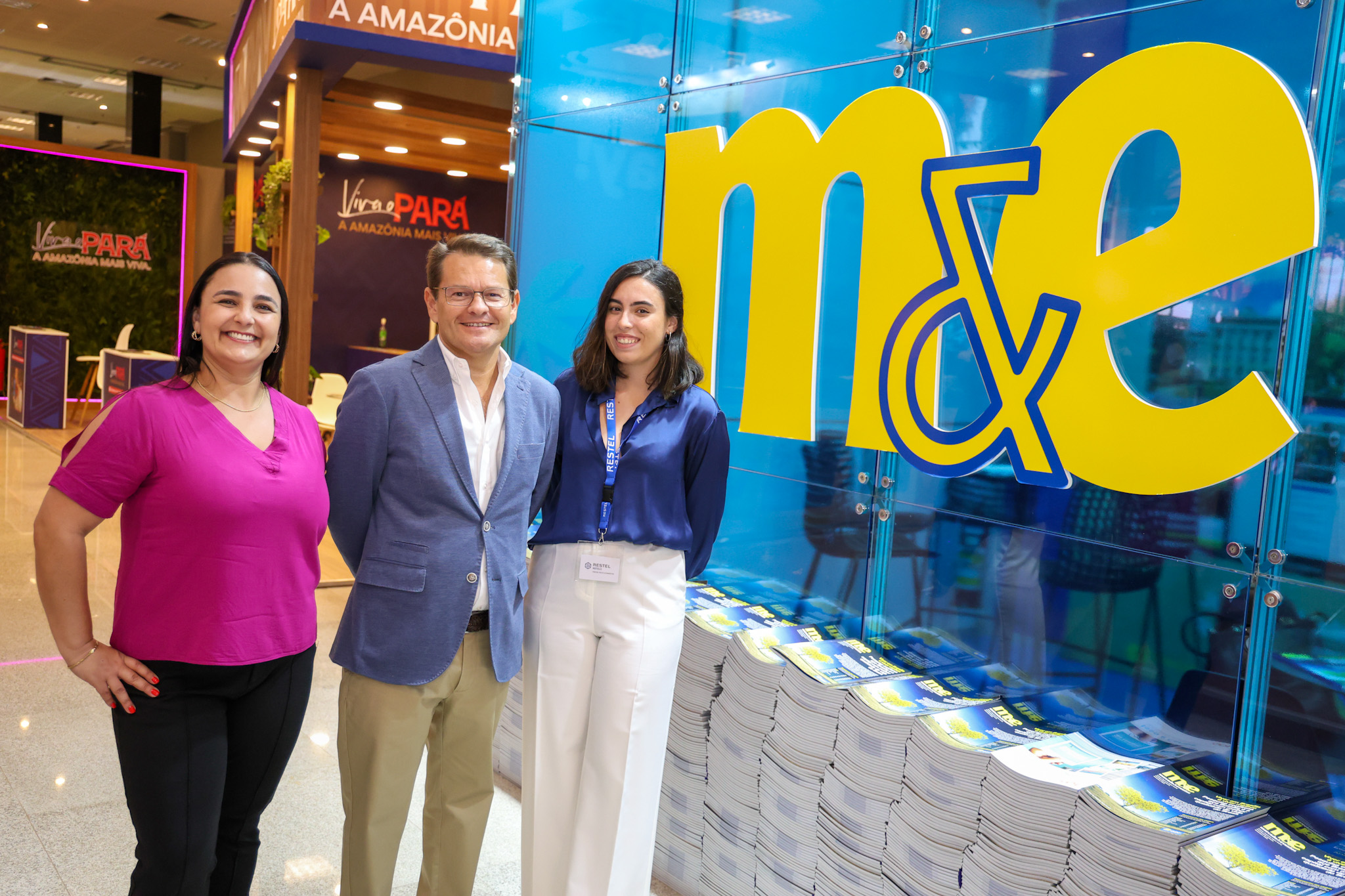 Marina Linhares, Paulo Pinto e María García, da Restel Hotels