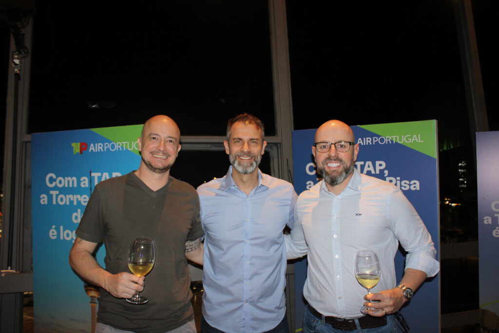 Marvio Mansur, Stephan di Almeida e Fernando Scheffer, da RexTur Advance