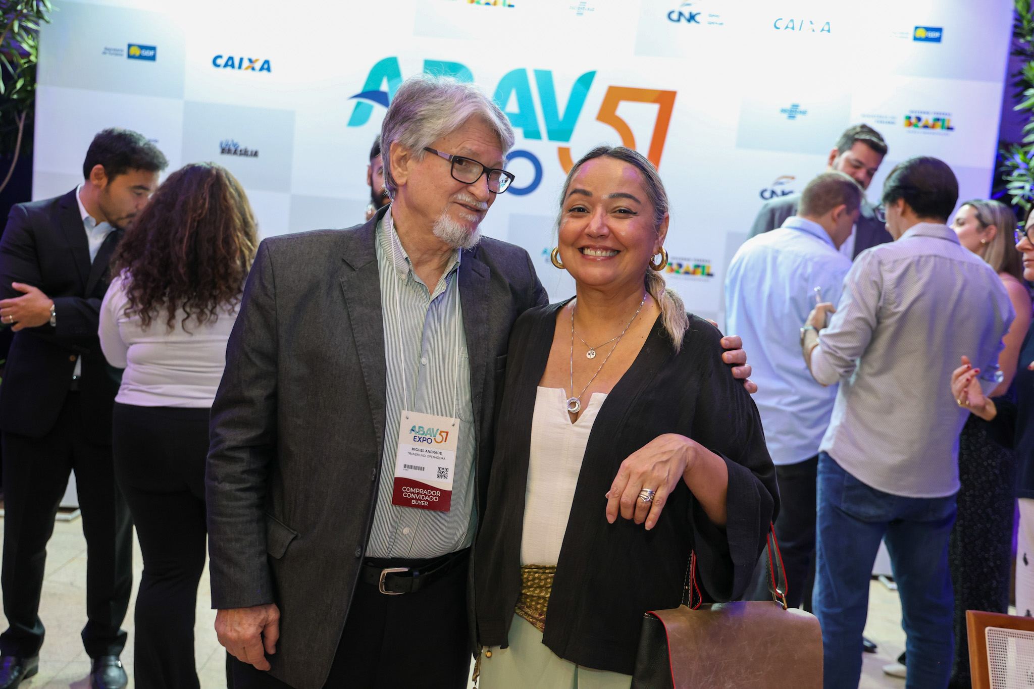 Miguel Andrade e Márcia Pereira, da Transmundi