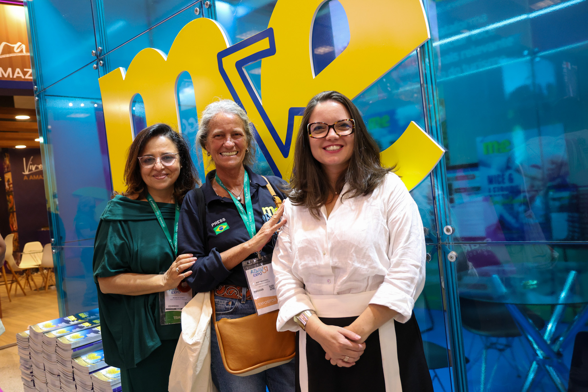 Mônica Samia, da MZA Desenvolvimento, Mari Masgrau, do M&E, e Jaqueline Gil, da Universidade de Brasília